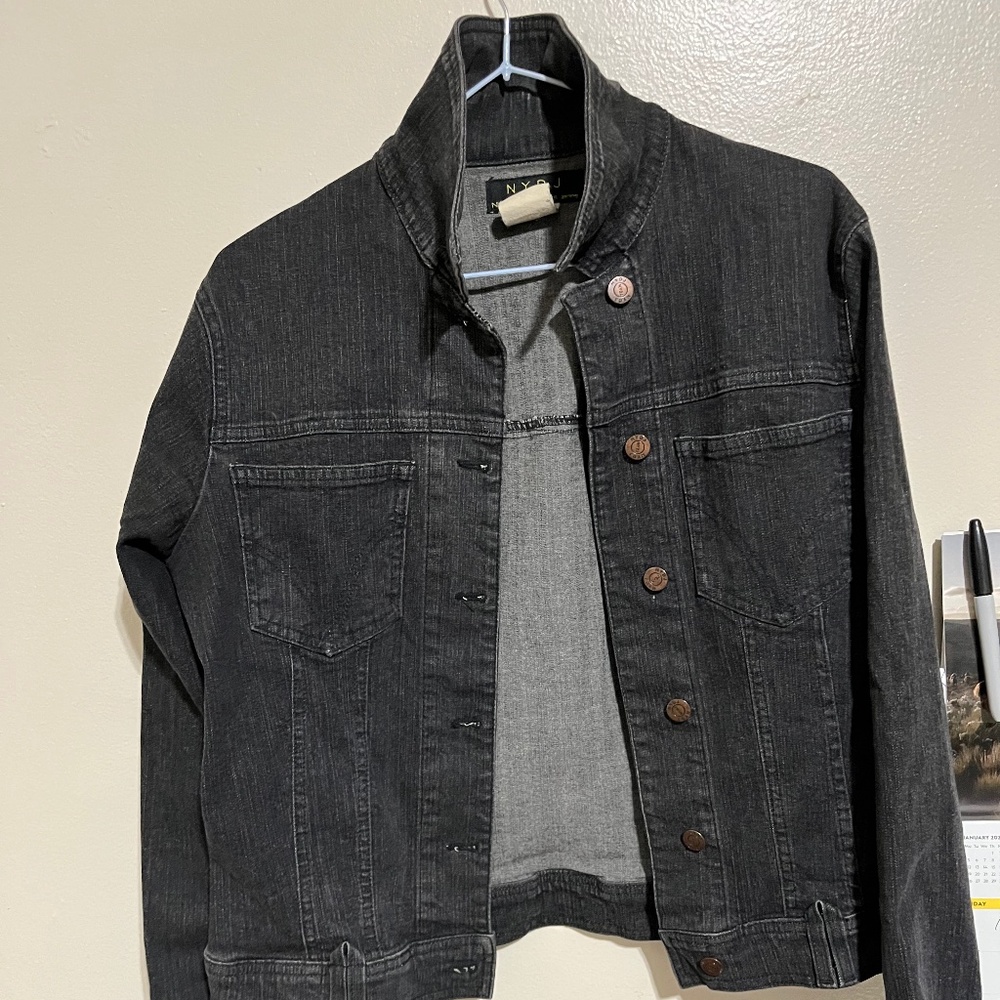 NOT YOUR DAUGHTERS JEANS, size M, jean jacket, blue jean color